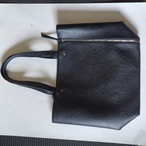 Black Neiman Marcus shopper tote